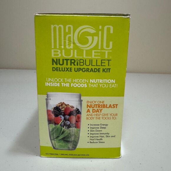 NWT Magic Bullet Nutribullet Deluxe Upgrade Kit 5 Pc Set Mixer Blender Smoothie - Picture 6 of 9
